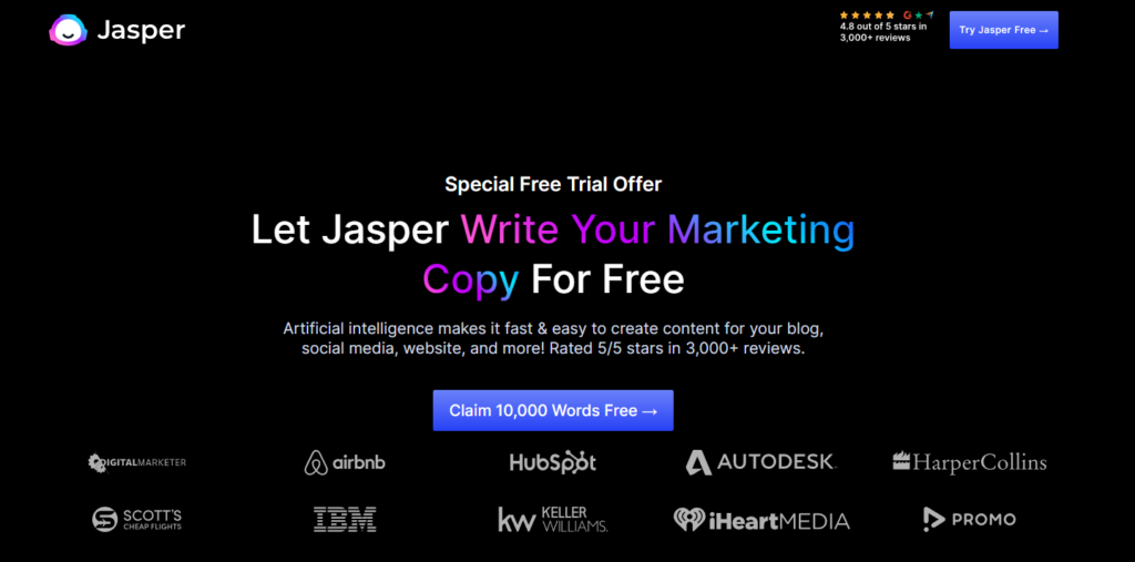 Jasper AI: Review, opiniones y alternativas de la herramienta 2 Review, opiniones y alternativas de la herramienta Jasper.ai
